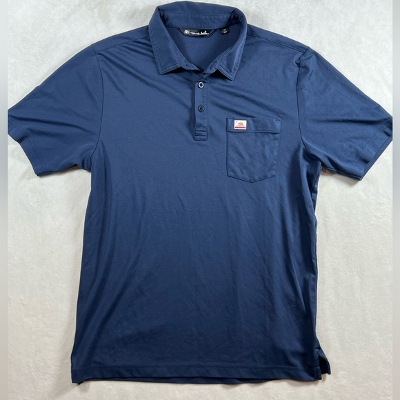 Travis Mathew Size Medium California Republic Special Edition Slim Golf Polo - Picture 2 of 11